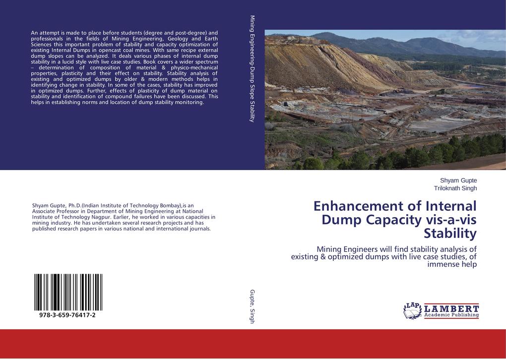 Enhancement of Internal Dump Capacity vis-a-vis Stability