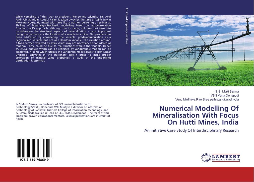 Numerical Modelling Of Mineralisation With Focus On Hutti Mines India