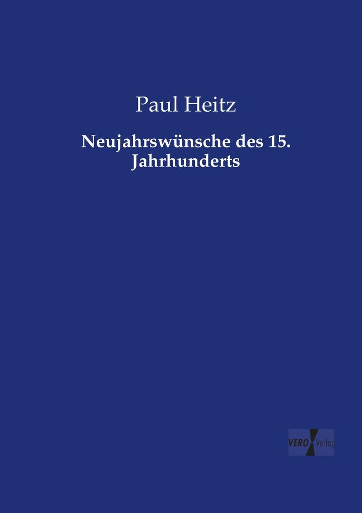 Neujahrswünsche des 15. Jahrhunderts