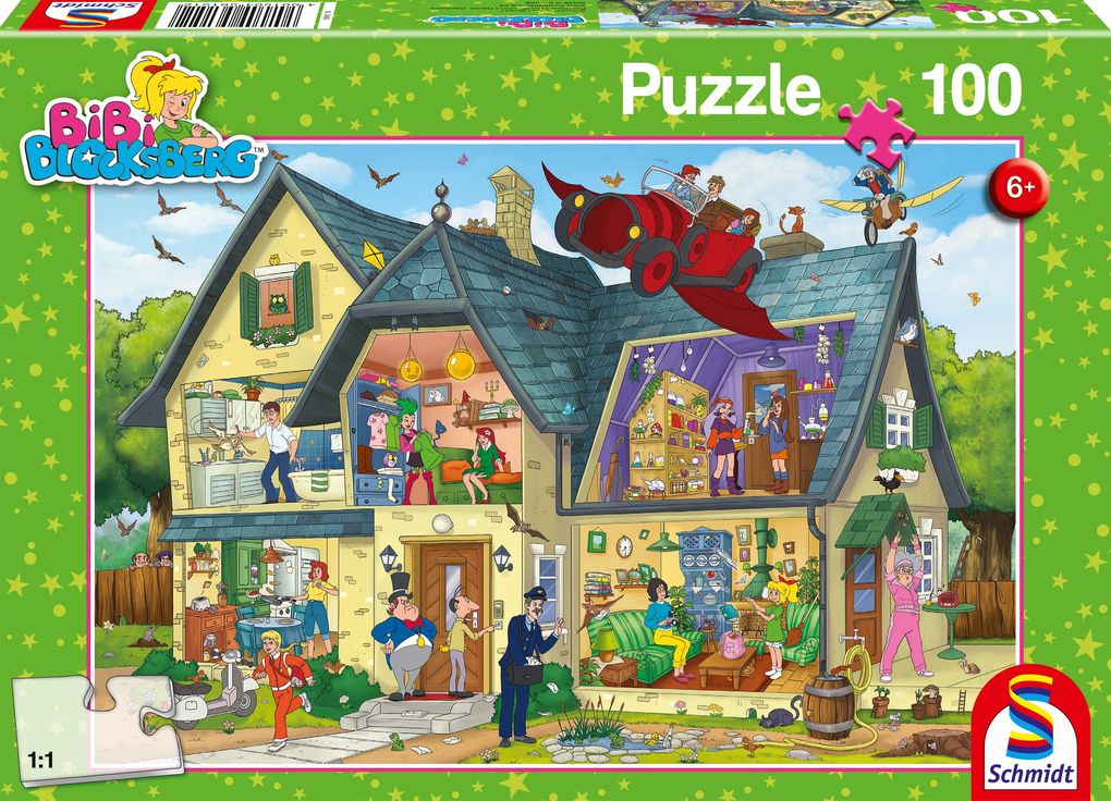 Image of Bibi Blocksberg Bei Blocksbergs ist was los! Puzzle100 Teile