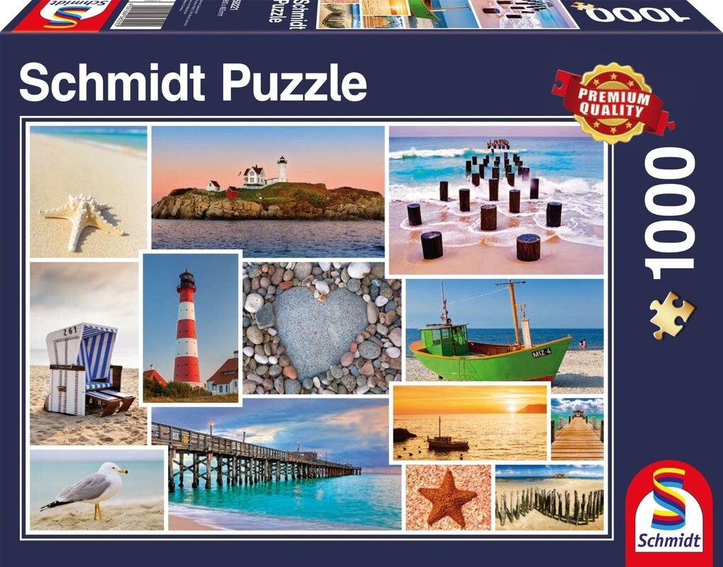 Image of Am Meer 58221 PUZZLE - Anzahl Teile: 1000, Maße (B/H): 69,5 x 49,5 cm, Puzzle, Premium Quality