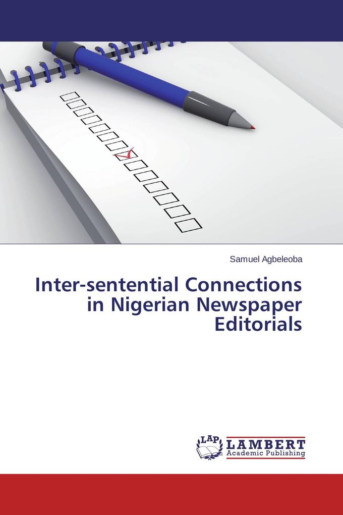 Inter-sentential Connections in Nigerian Newspaper Editorials