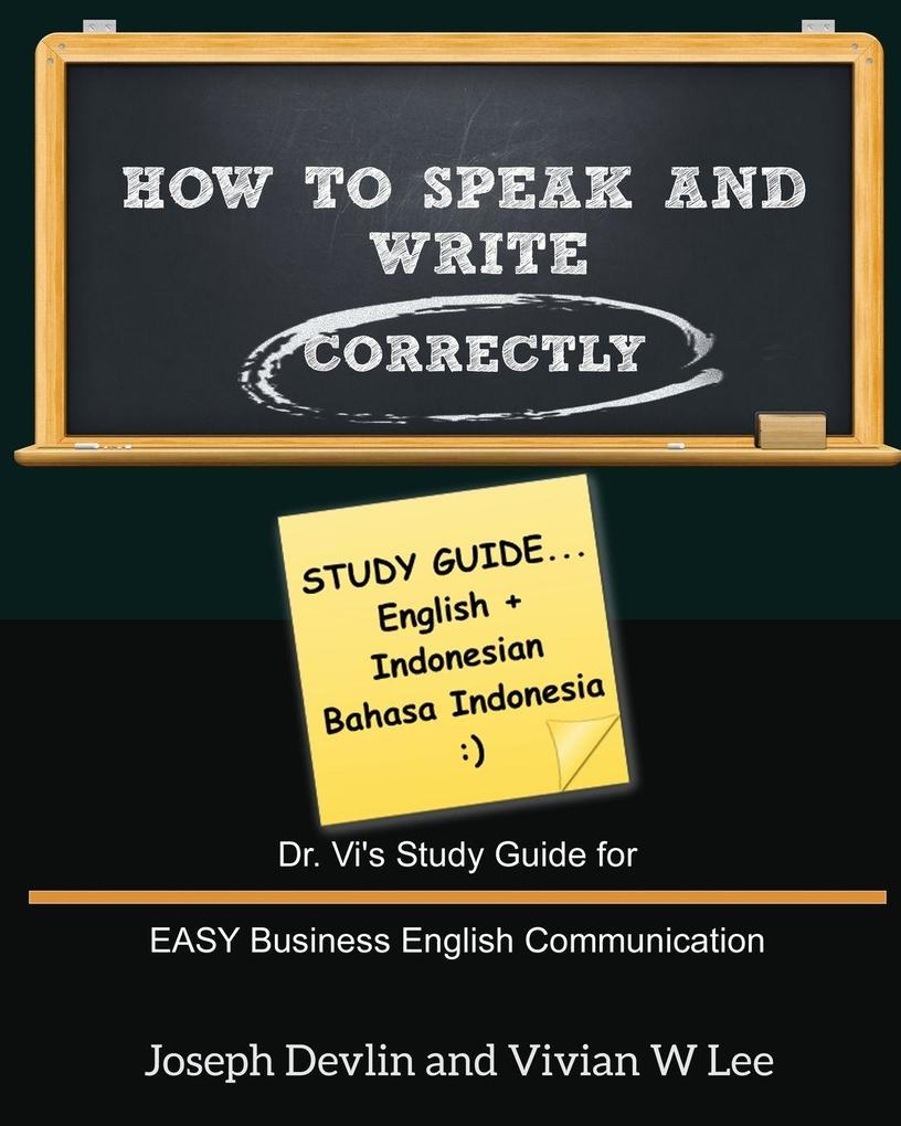 How to Speak and Write Correctly