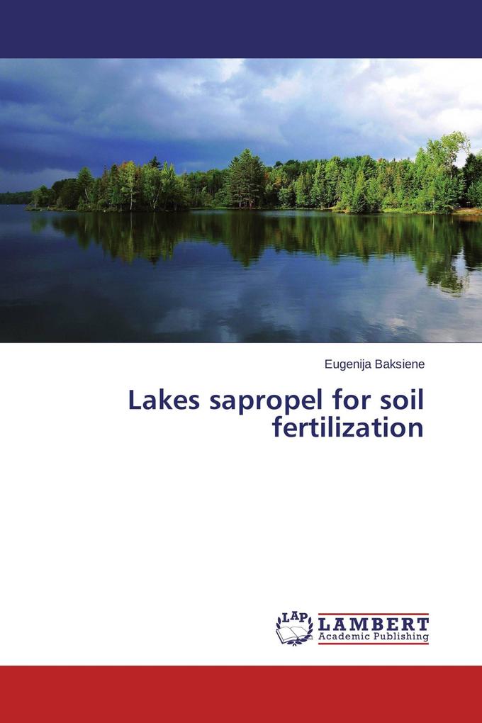 Lakes sapropel for soil fertilization