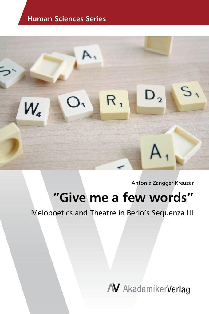 'Give me a few words'