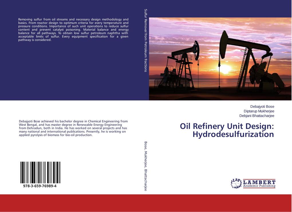 Oil Refinery Unit Design: Hydrodesulfurization