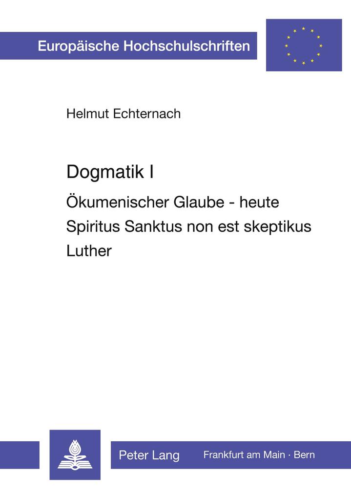 Dogmatik I