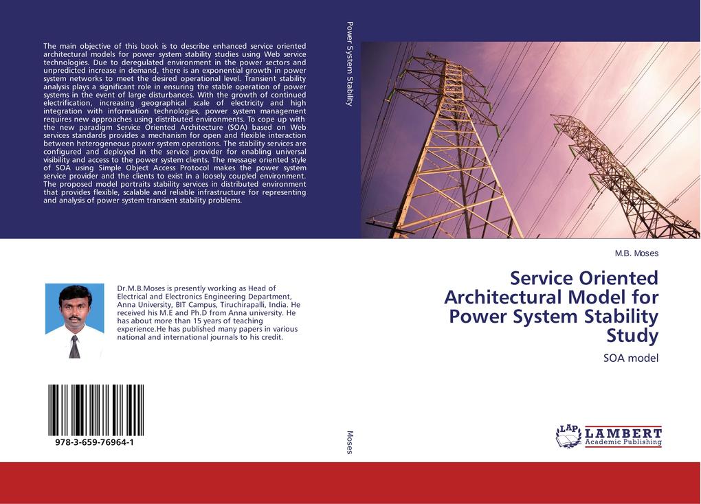 Service Oriented Architectural Model for Power System Stability Study
