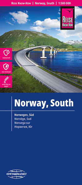 Reise Know-How Landkarte Norwegen Süd / Norway South (1:500.000)