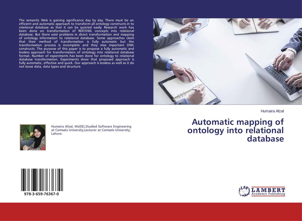 Automatic mapping of ontology into relational database