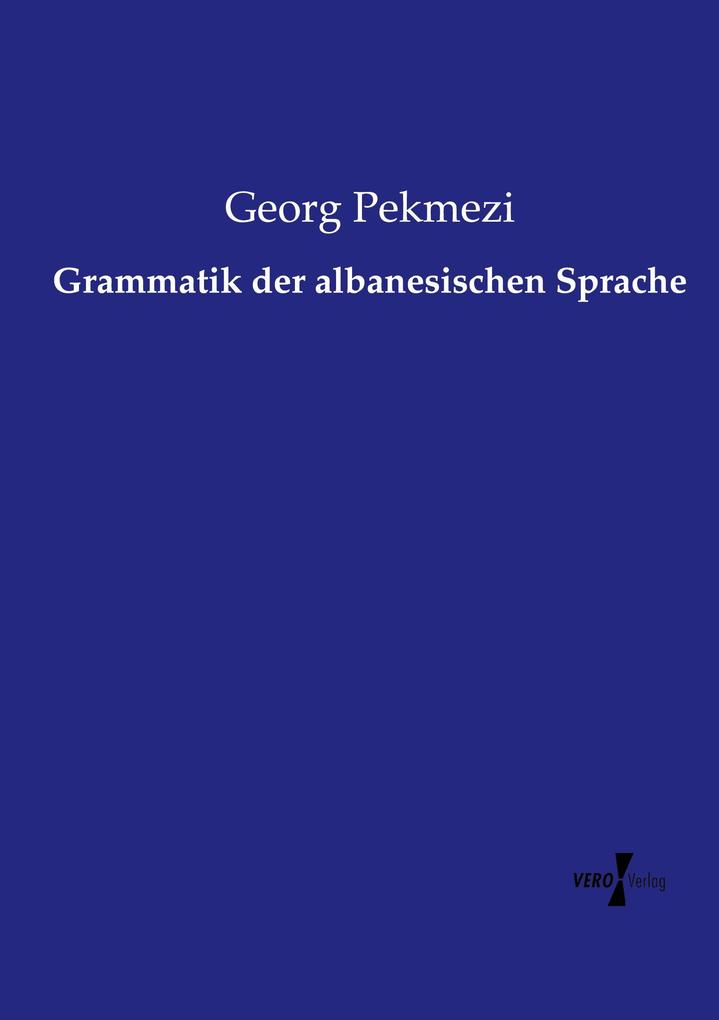 Grammatik der albanesischen Sprache