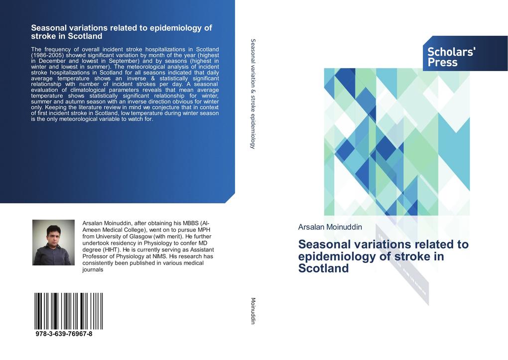 Seasonal variations related to epidemiology of stroke in Scotland