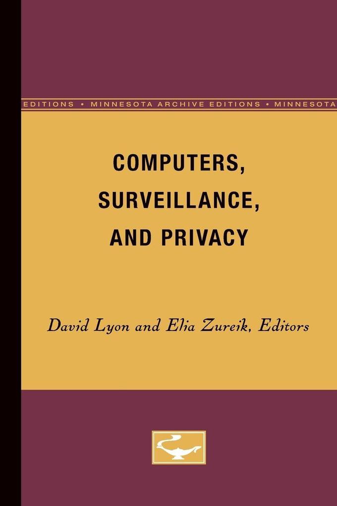 Computers Surveillance and Privacy