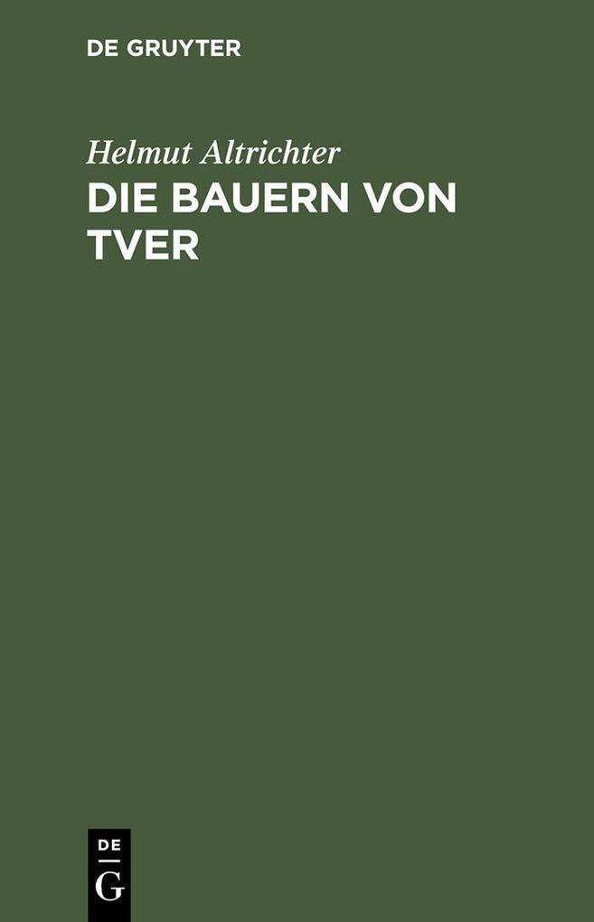 Die Bauern von Tver