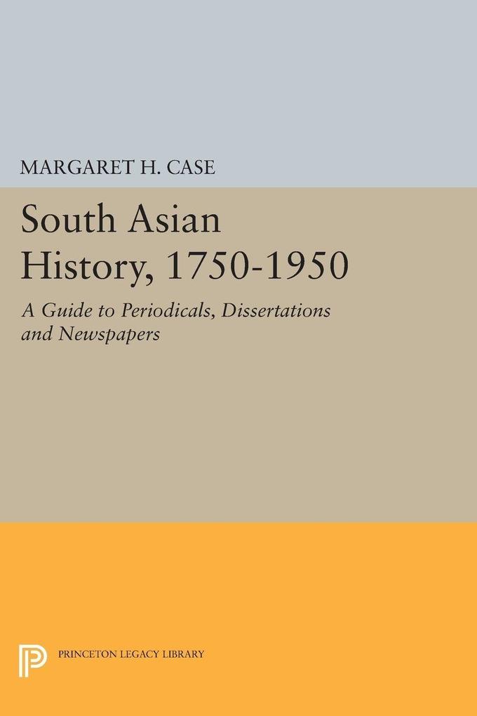 South Asian History 1750-1950