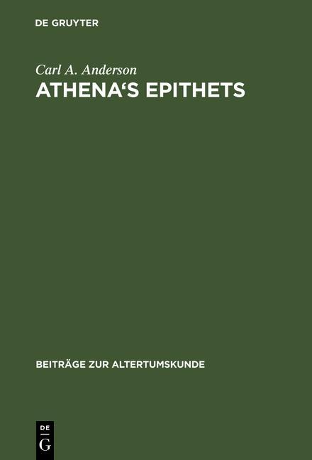 Athena‘s Epithets