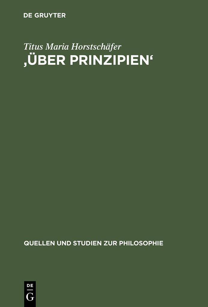 'Über Prinzipien'