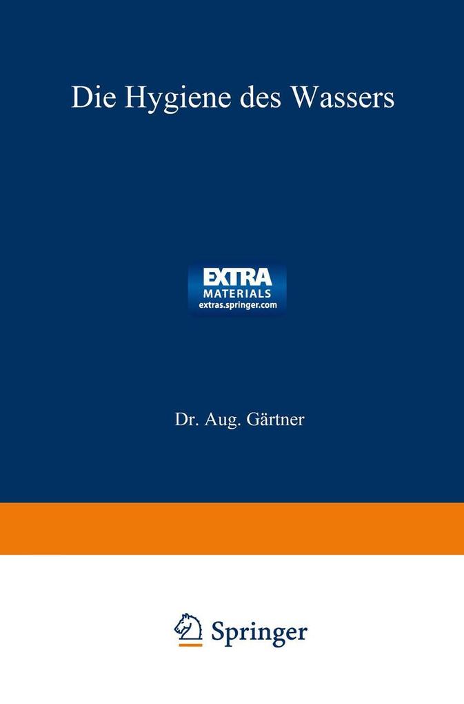 Die Hygiene des Wassers