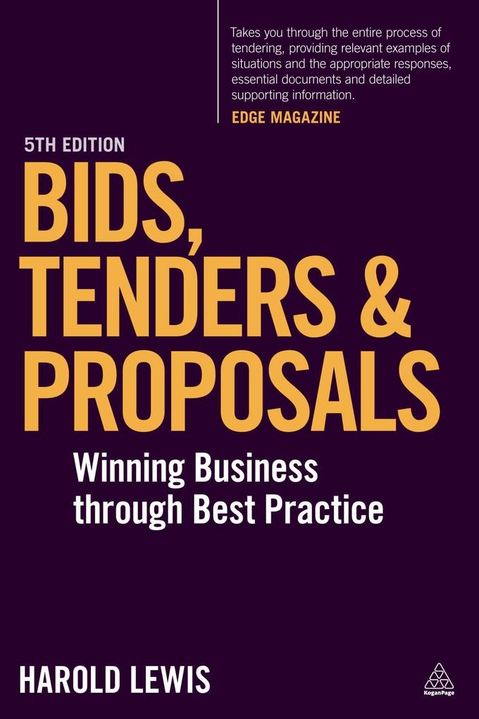 Bids Tenders and Proposals