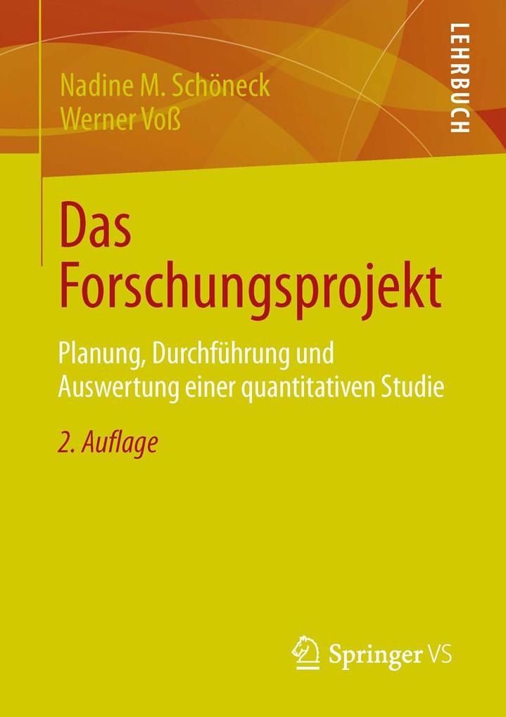 Das Forschungsprojekt - Nadine M. Schöneck/ Werner Voß