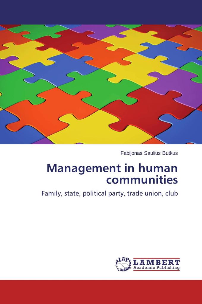 Management in human communities