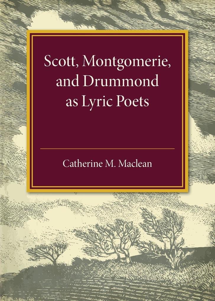 Alexander Scott Montgomerie and Drummond of Hawthornden as Lyric Poets
