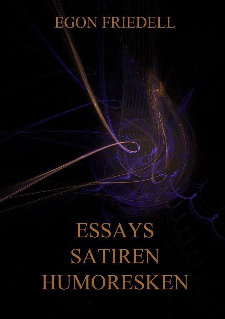 Essays Satiren Humoresken