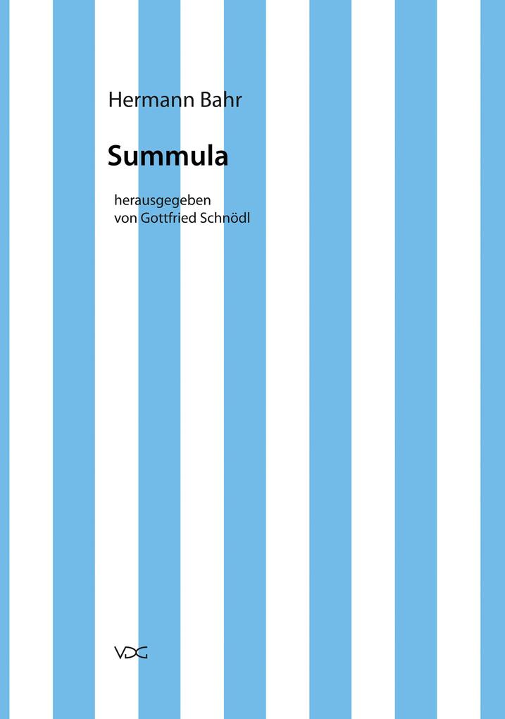 Hermann Bahr / Summula