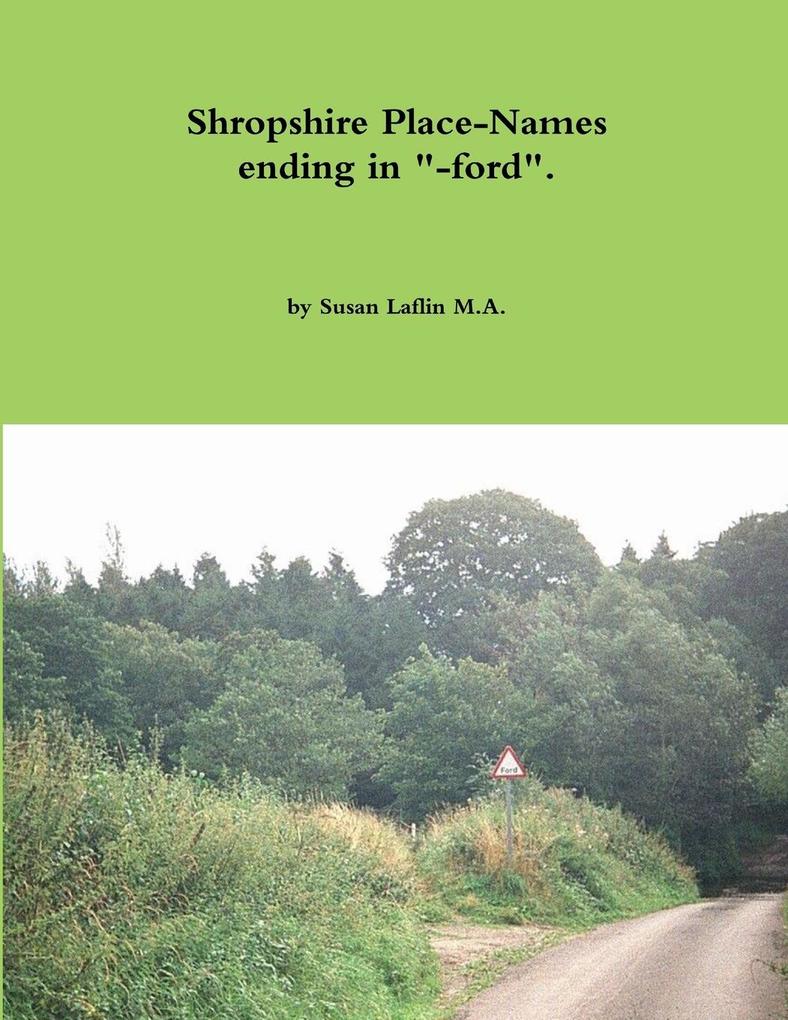 Shropshire Place-Names ending in '-ford'.
