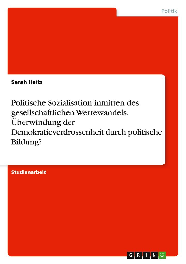 Demokratieverdrossenheit Demokratieverdrossenheit