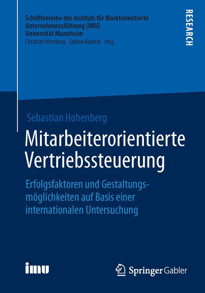 Mitarbeiterorientierte Vertriebssteuerung
