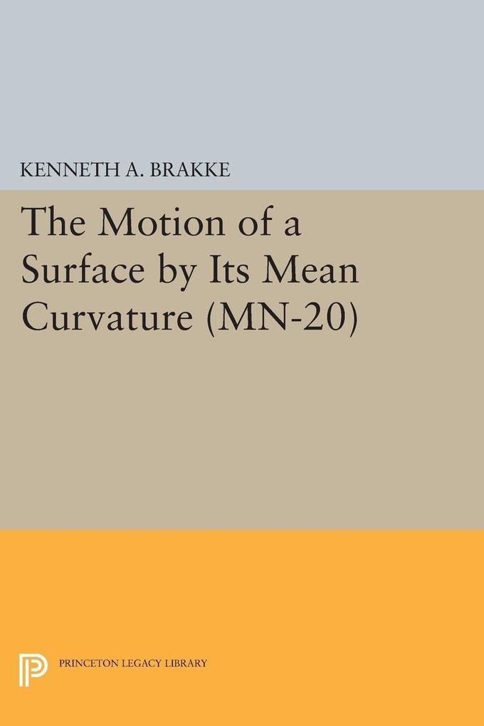 Motion of a Surface by Its Mean Curvature. (MN-20)