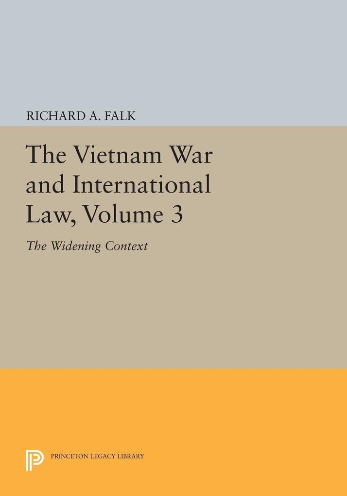 Vietnam War and International Law Volume 3