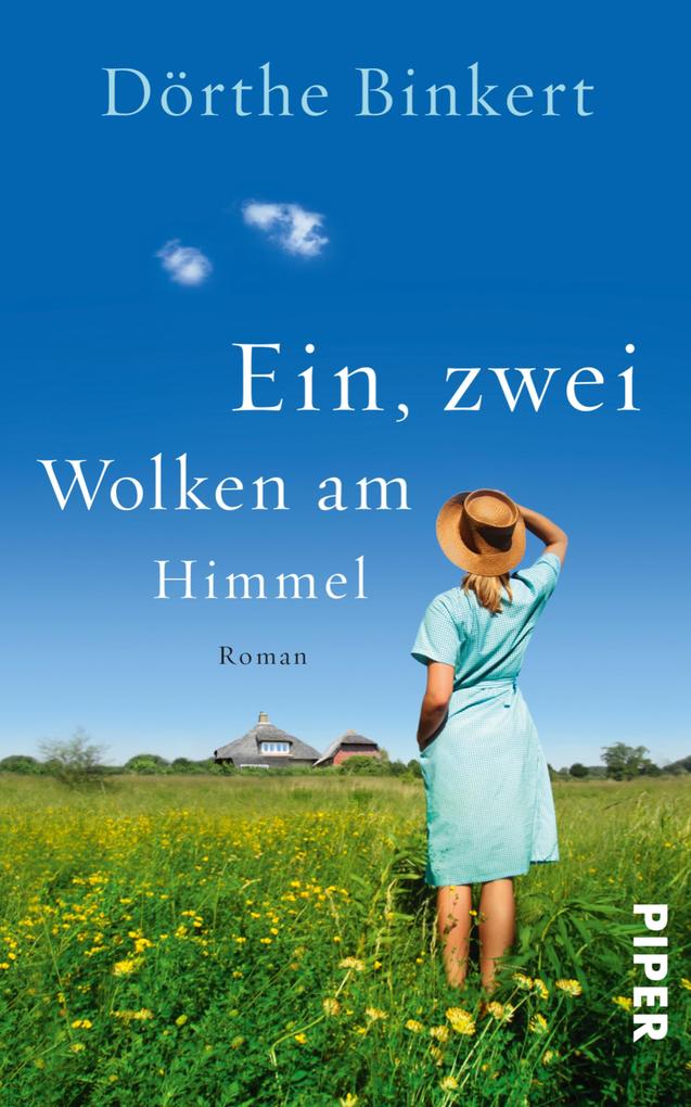 Ein zwei Wolken am Himmel
