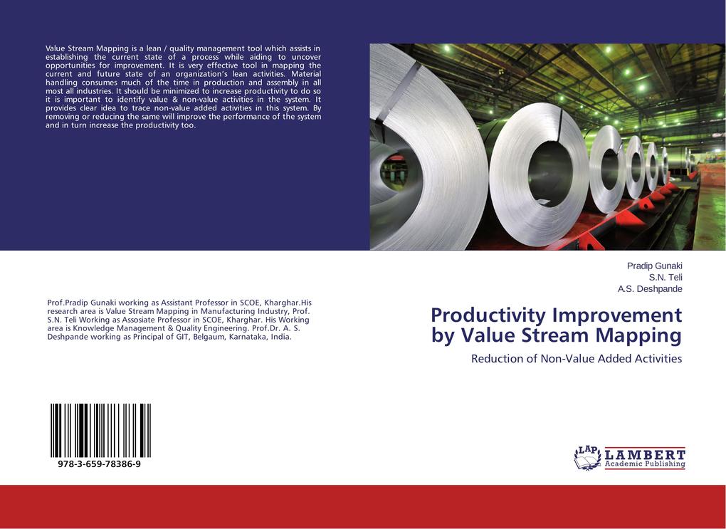 Productivity Improvement by Value Stream Mapping