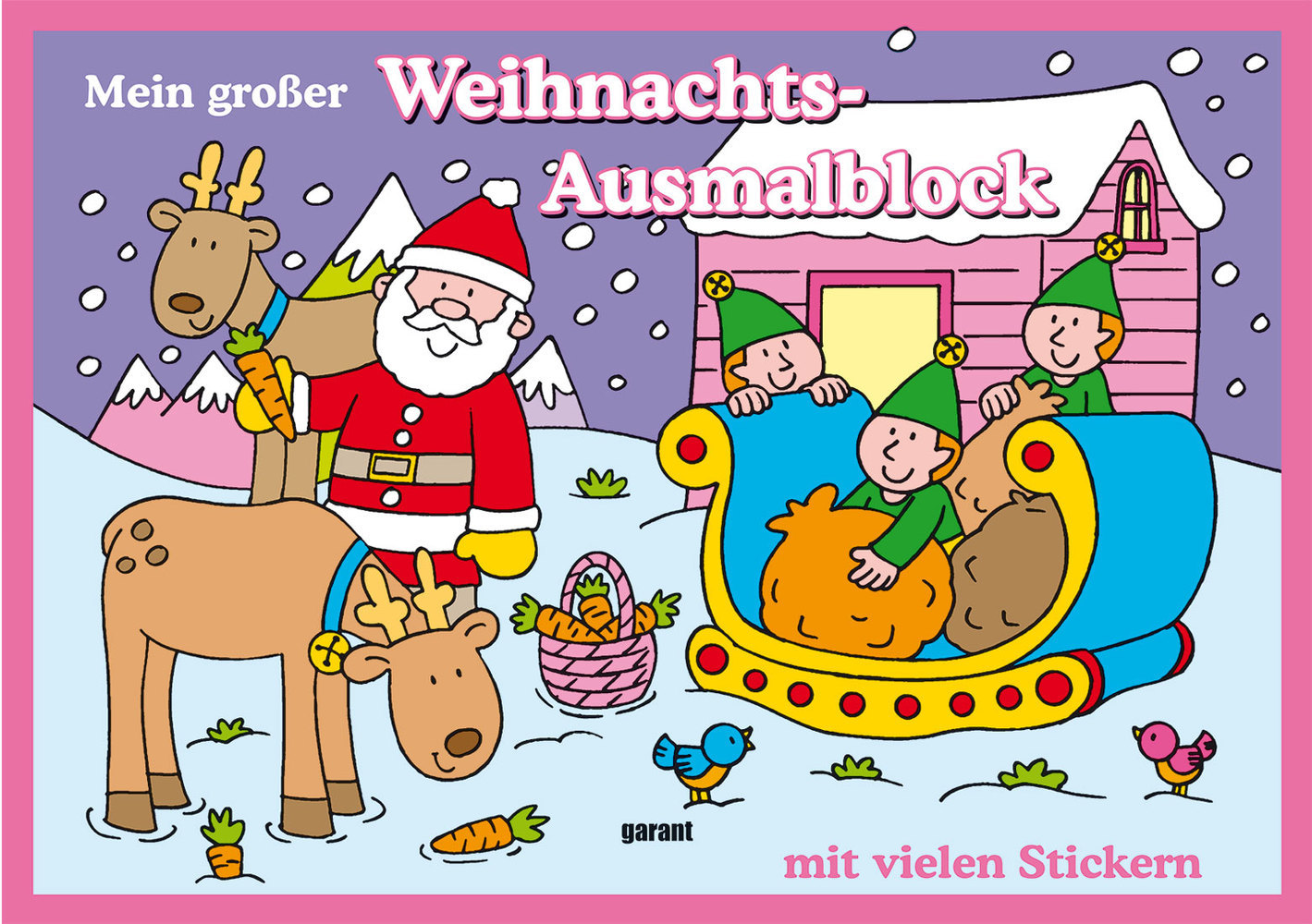 Image of Mein großer Weihnachts-Ausmalblock. Bd.1