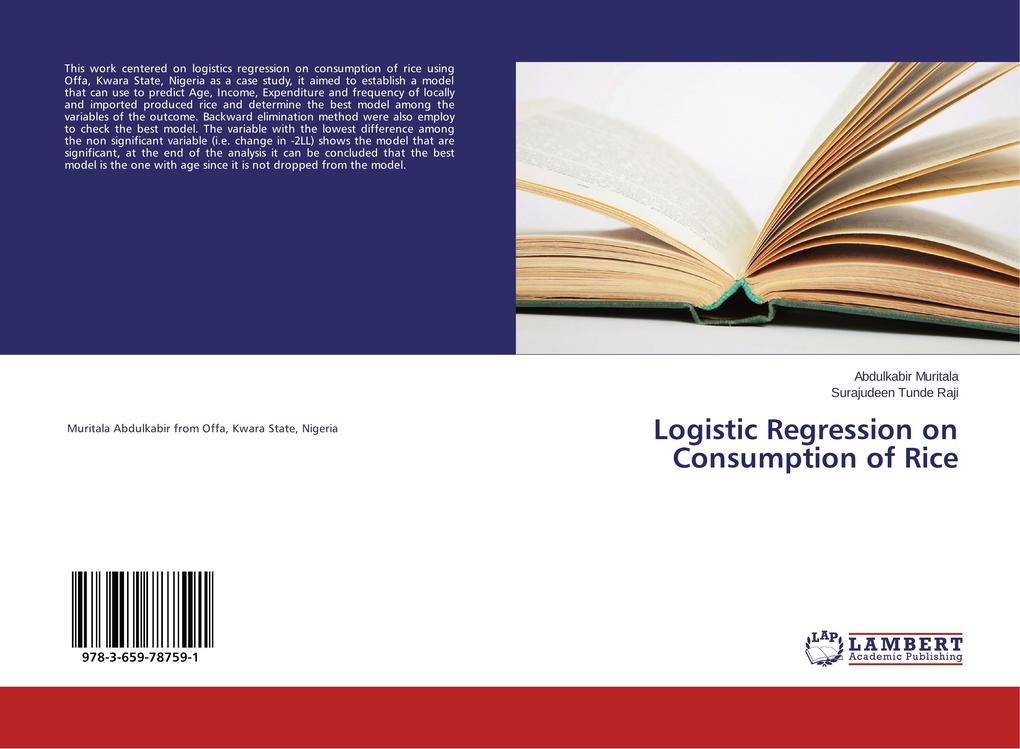 Logistic Regression on Consumption of Rice