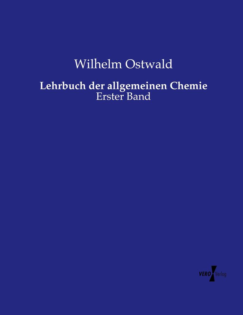 Lehrbuch der allgemeinen Chemie