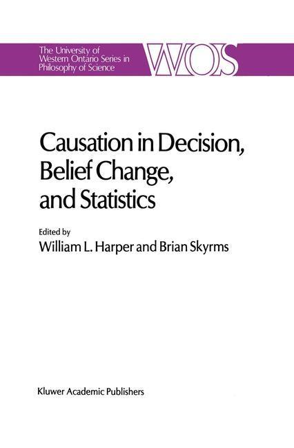 Causation in Decision Belief Change and Statistics