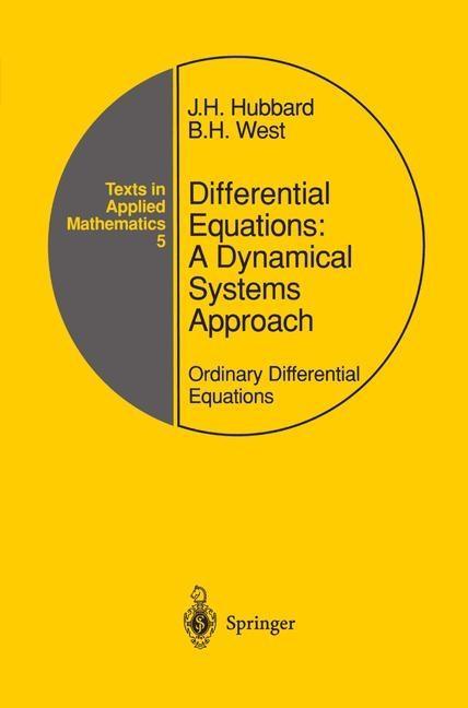 Differential Equations: A Dynamical Systems Approach