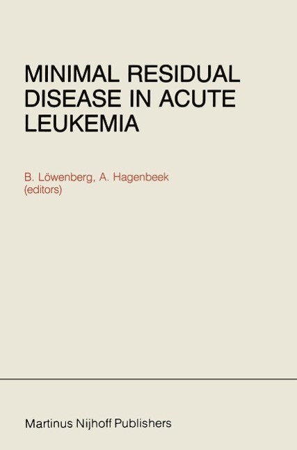 Minimal Residual Disease in Acute Leukemia als eBook Download von