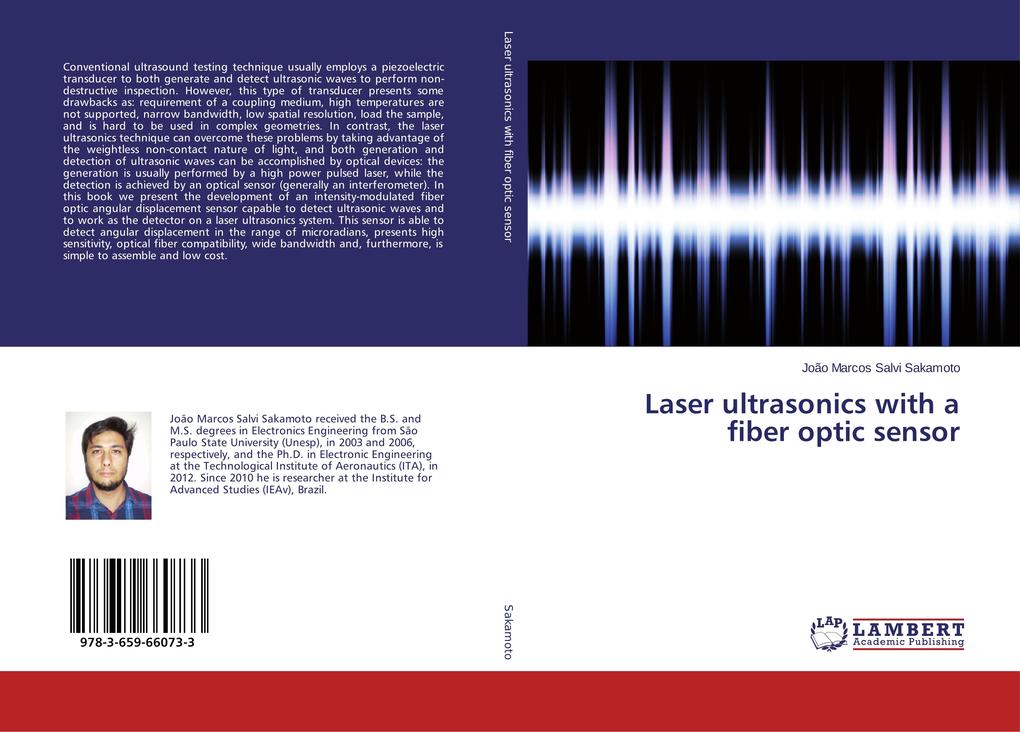 Laser ultrasonics with a fiber optic sensor