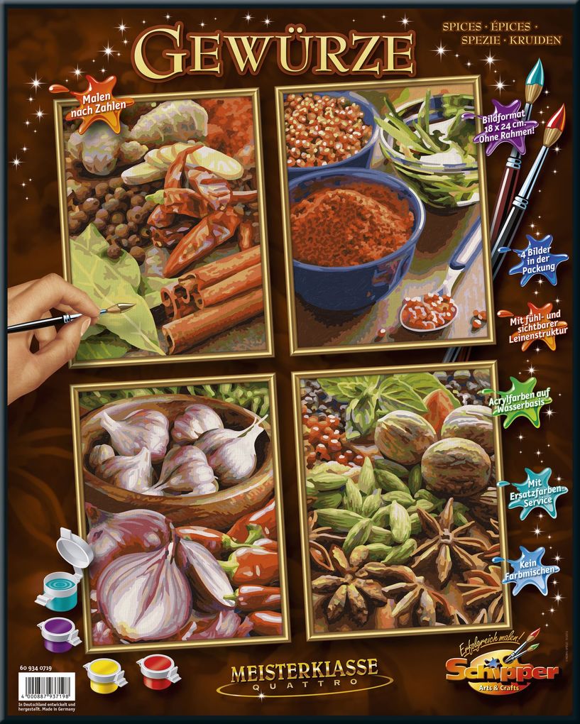 Schipper Malen-nach-Zahlen - Meisterklasse Quattro - Gewürze