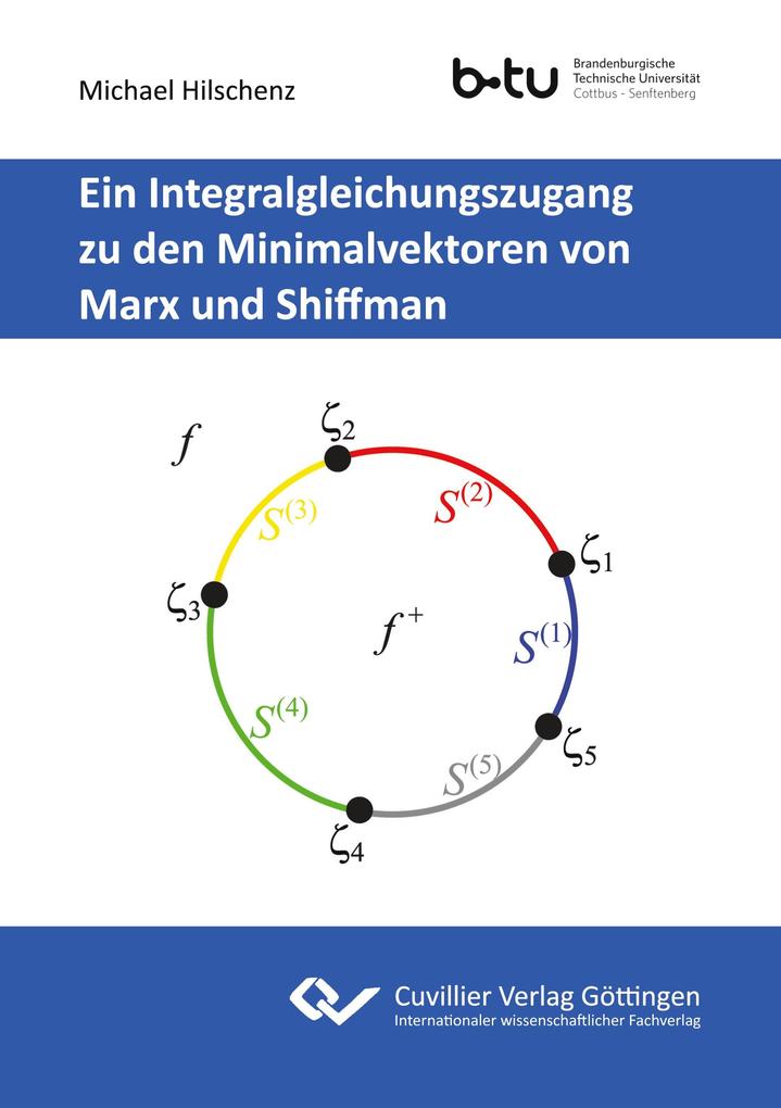 Ein Integralgleichungszugang zu den Minimalvektoren von Marx und Shiffman