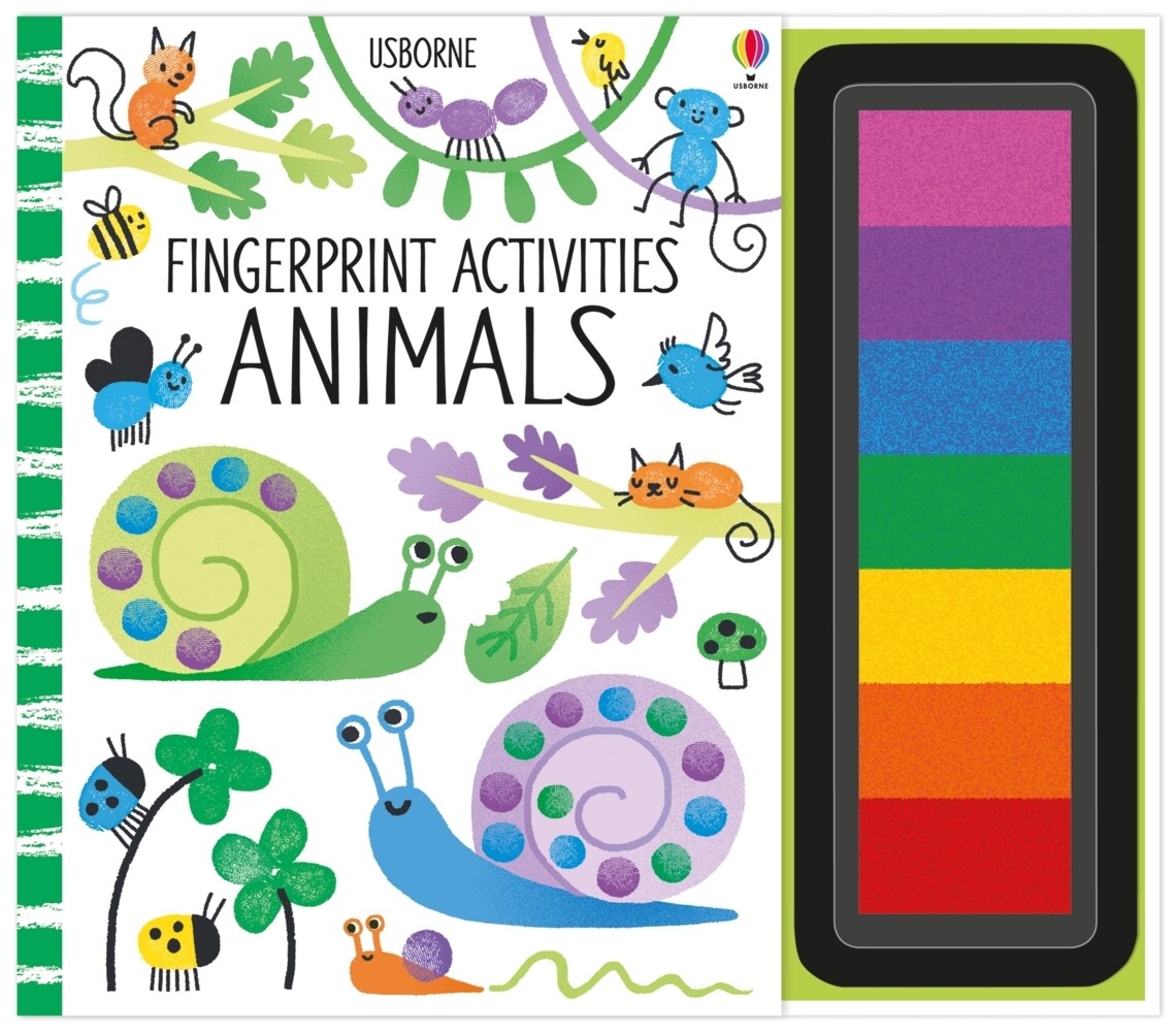 Image of Fingerprint Activities Animals - Fiona Watt, Gebunden