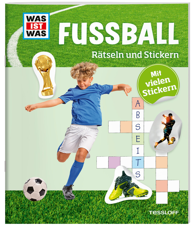 Image of WAS IST WAS Rätseln und Stickern: Fußball