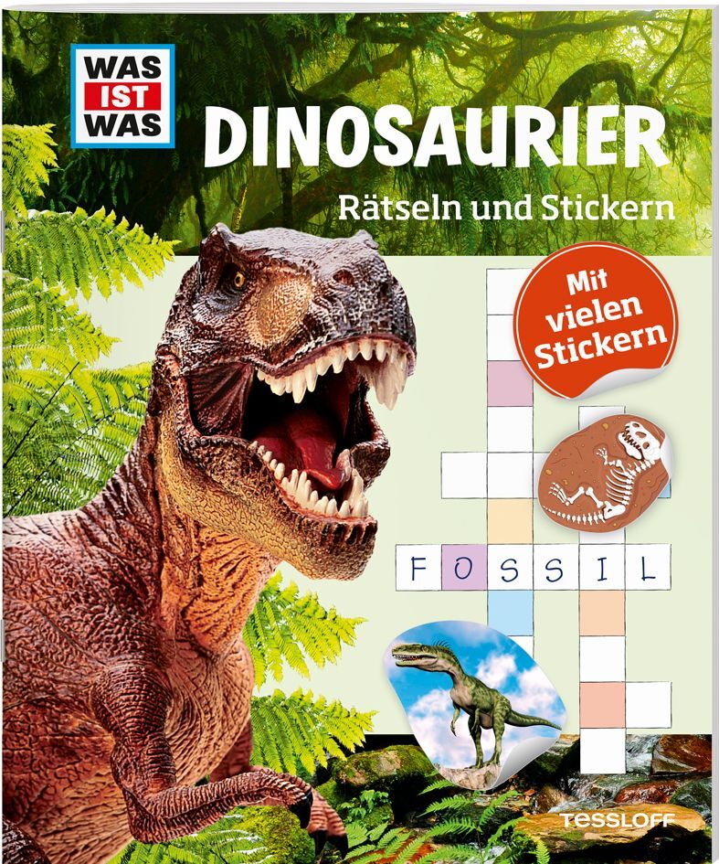 Image of Rätseln und Stickern: Dinosaurier