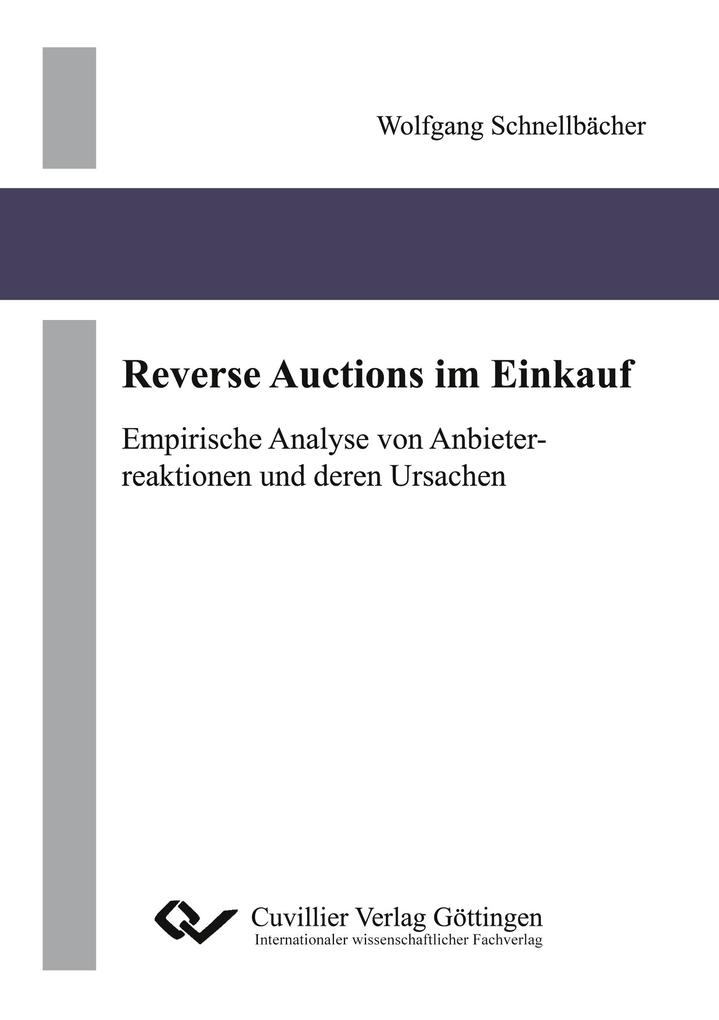 Reverse Auctions im Einkauf