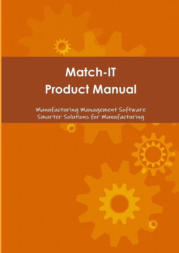 Match-IT Product Manual