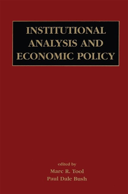 Institutional Analysis and Economic Policy